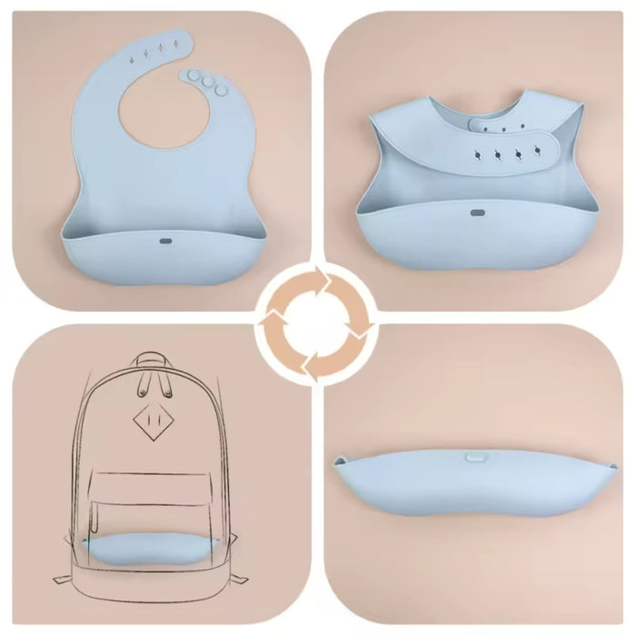 Silicone Feeding Set for Babies | Set of 7 Pcs