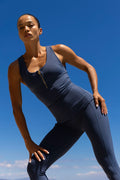 Simone Tipped Legging Blue