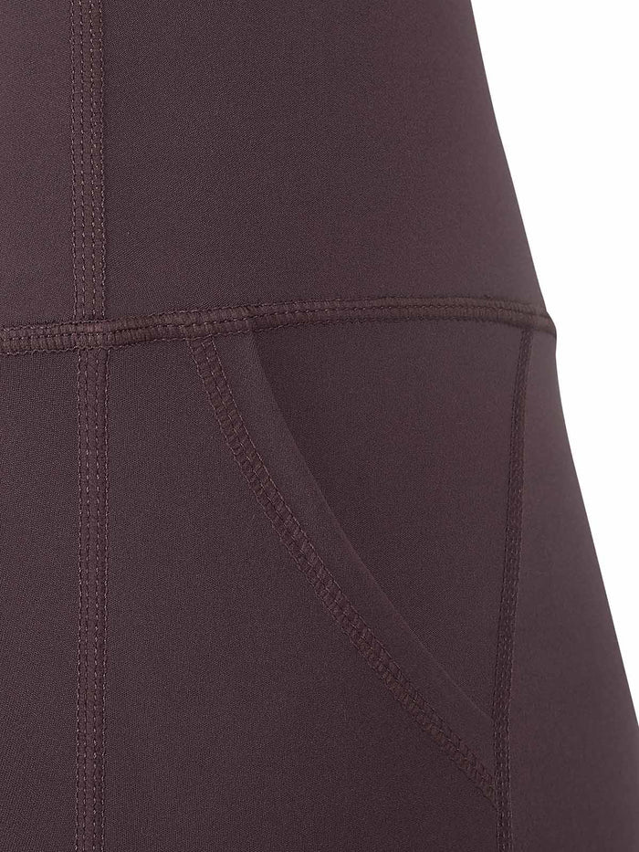 Simone Tipped legging in  Fig colour from NAIA active - active wear collection
