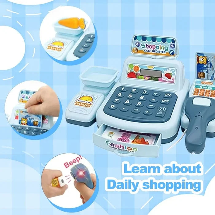 Simulation Cashier Toy with Lights & Sound for Kids