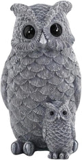 Small Owl Garden Statue - Resin Tabletop and Lawn Accent Decor