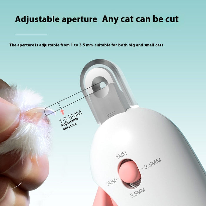 Small Pet Gravity-Push Nail Clipper