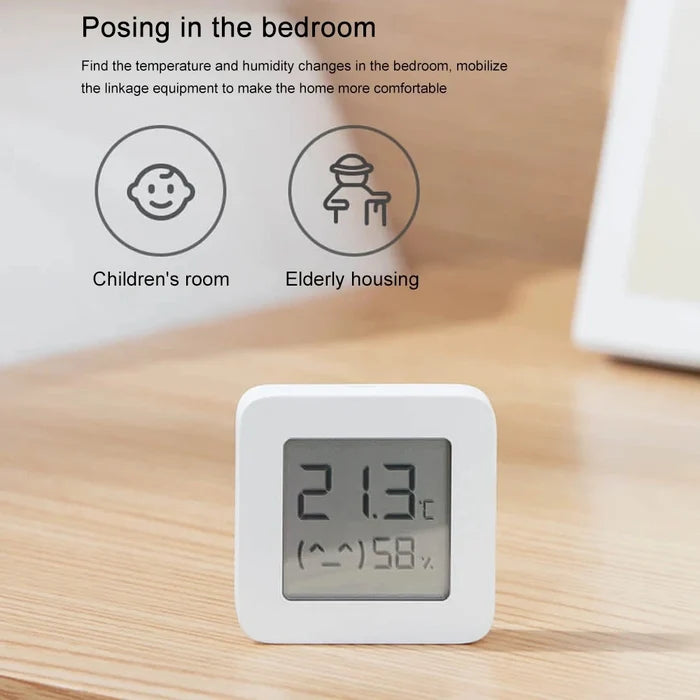 Smart LCD Temperature Humidity Sensor Accurate & Wireless
