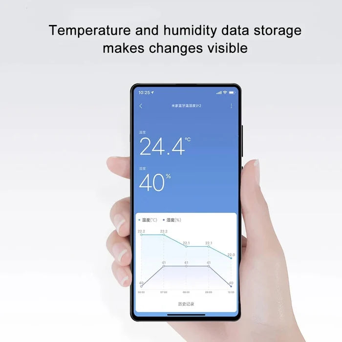 Smart LCD Temperature Humidity Sensor Accurate & Wireless
