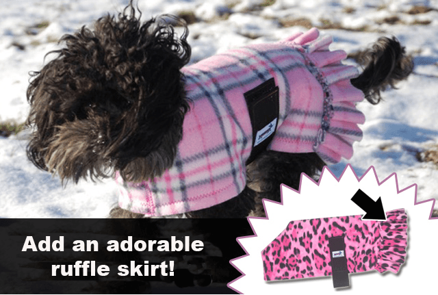 SnugPups Fleece Coats with Ruffle Skirt - Glad Dogs Nation | ALL Profits Donated