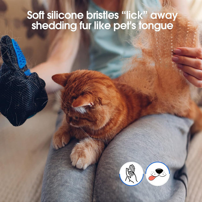 Soft Pet Hair Removal Mittens Buy 1 Get 1 Free