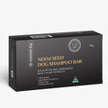 Solid dog shampoo bar with neem seed, lemongrass and eucalyptus