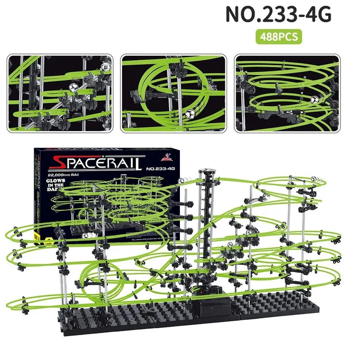 Spacerail Marble Run Maze – Electric Elevator Fun
