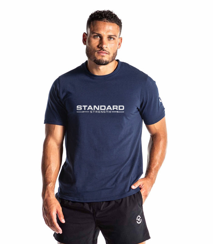 XS / Navy/Silver / 65% Polyester 35% Cotton