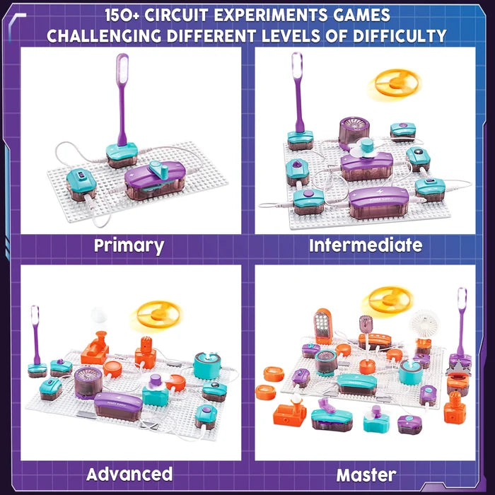 STEM Circuit Kit for Kids – 150+ DIY Electronics Projects