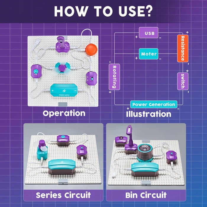 STEM Circuit Kit for Kids – 150+ DIY Electronics Projects