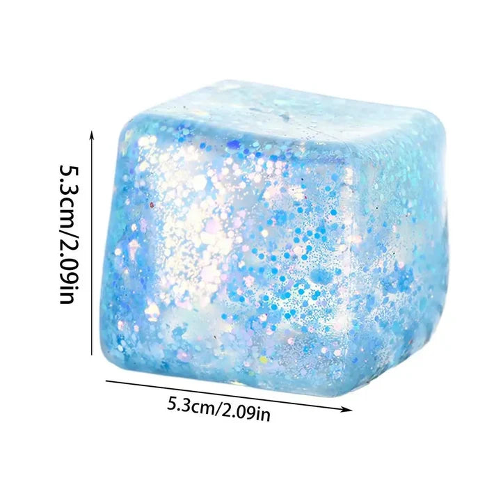 Stress Relief Squeeze Cube – Soft Slow-Rebound Fidget Toy