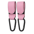 Stroller Hooks for Bags – Strong, PU Leather, Hands-Free Travel