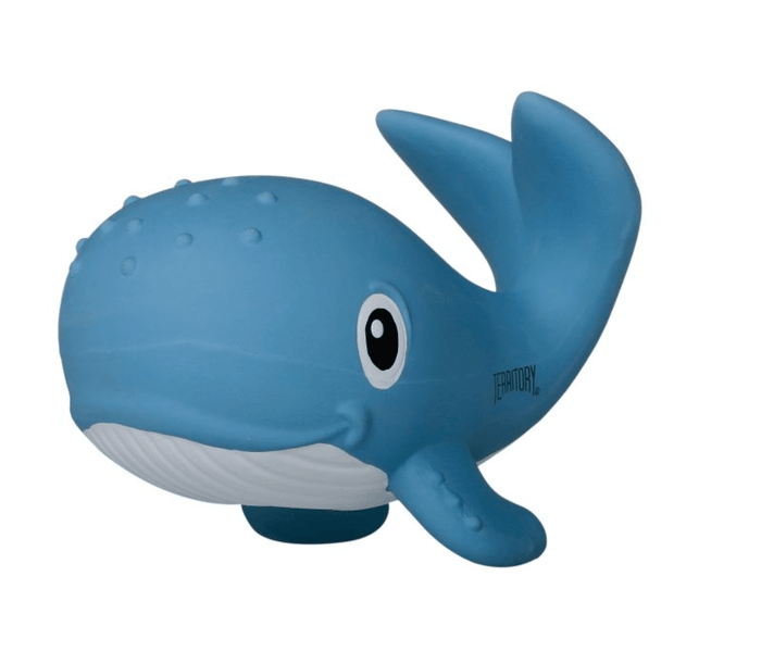 Territory Whale Natural Rubber Squeaker Dog Toy, 7" - Glad Dogs Nation | ALL Profits Donated