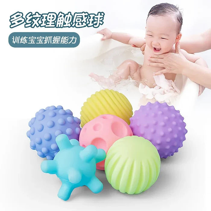 Textured Baby Sensory Balls – Soft Tactile Development Set