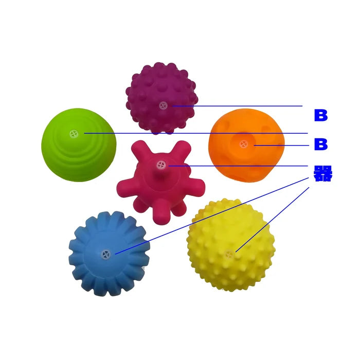 Textured Baby Sensory Balls – Soft Tactile Development Set