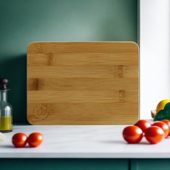 Wooden serving board for charcuterie gift set