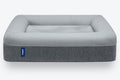 gray dog bed