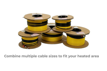 ThermoTile® Electric Floor Heating Cable 120V, 0.7A, 28ft, 12W/sq. ft @ 3in spacing
