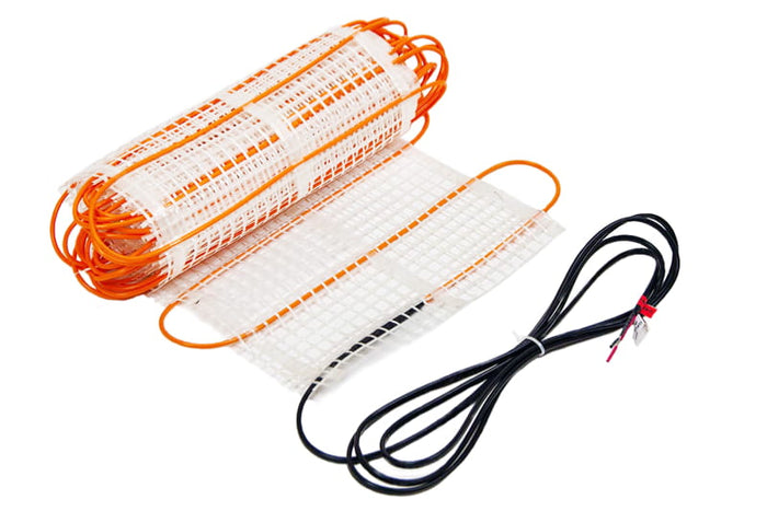 ThermoTile electric radiant floor heating mat for tile and stone floors
