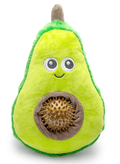 ThoozyPet Avocado Plush Squeaky Dog Toy with Spiky Ball Squeaker: 11" - Glad Dogs Nation | ALL Profits Donated