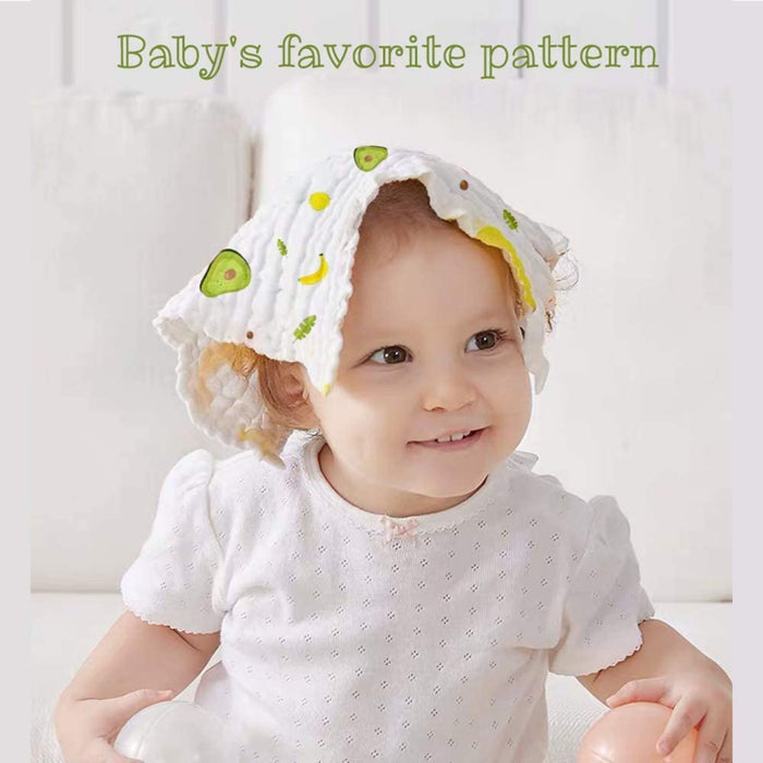 TiniTot 6 Layer Muslin Baby Face Towel | Wash Cloth & Burp Cloth | Pack of 10 | Multicolor Prints