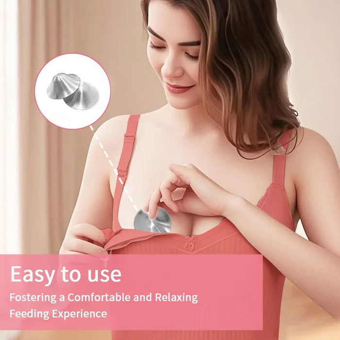 Tri-Laminate Silver Nipple Shields for Comfort & Healing