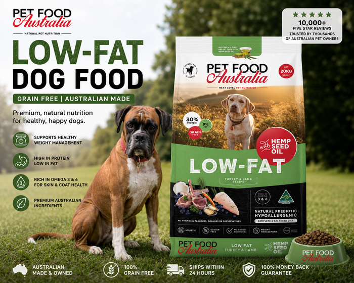 Turkey & Lamb Dry Dog Food — Low Fat