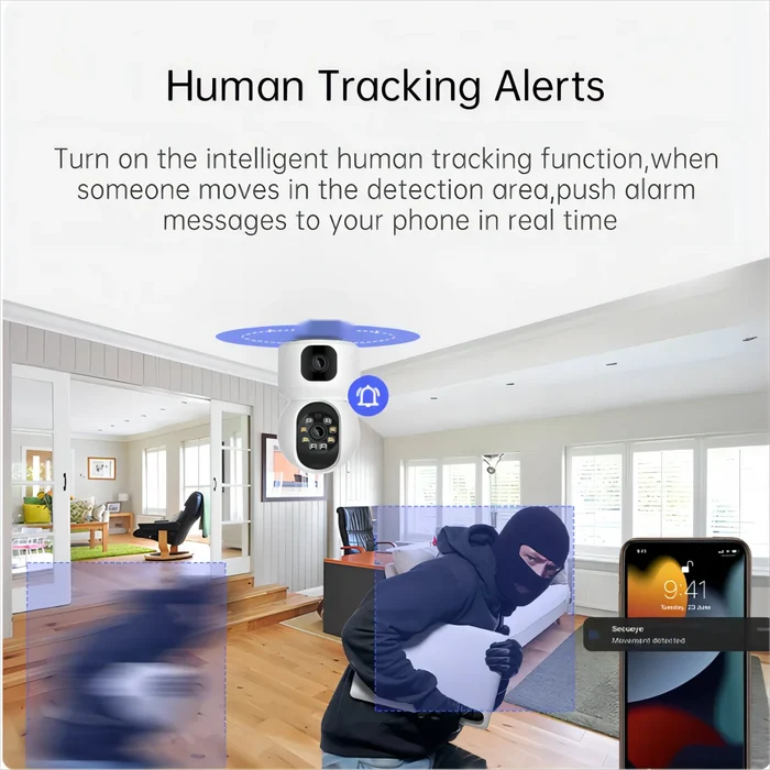 Tuya 8MP WiFi IP Camera with Auto-Tracking & Night Vision
