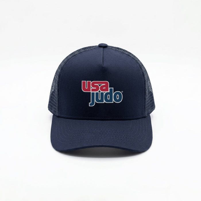 USA Judo Navy Trucker Hat - VIRUS® Performance Apparel