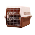 Ventilated pet travel crate, large