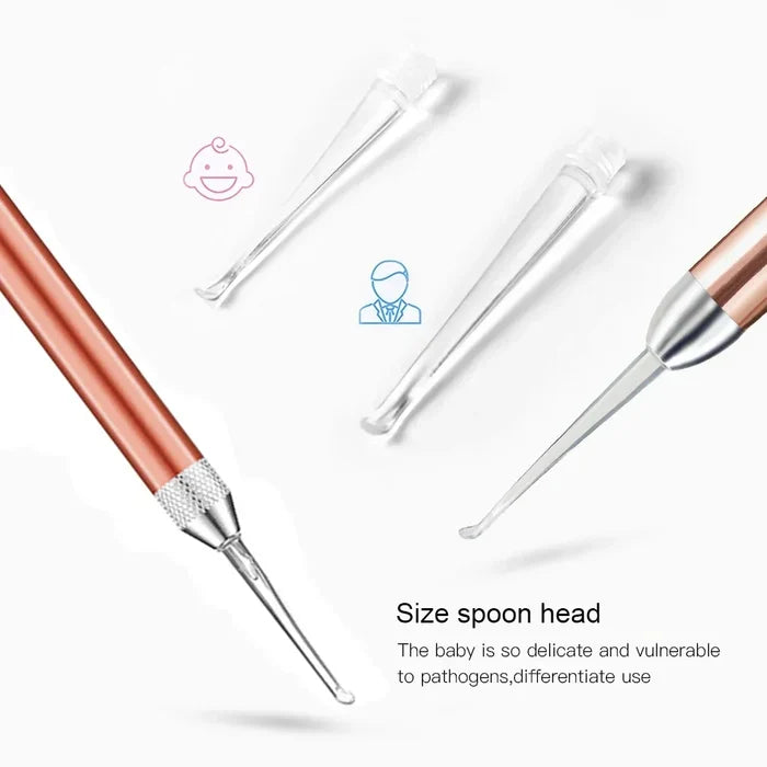 Visual Ear Wax Picker for Kids – Safe Gentle Cleaning Tool