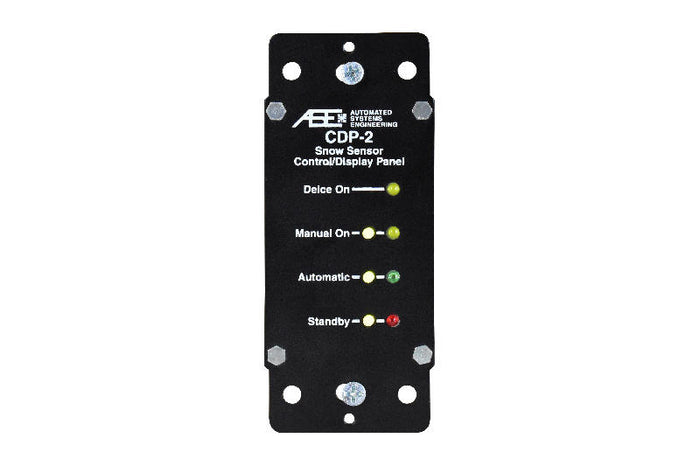 Snow melt system remote status control panel for driveway and walkway monitoring