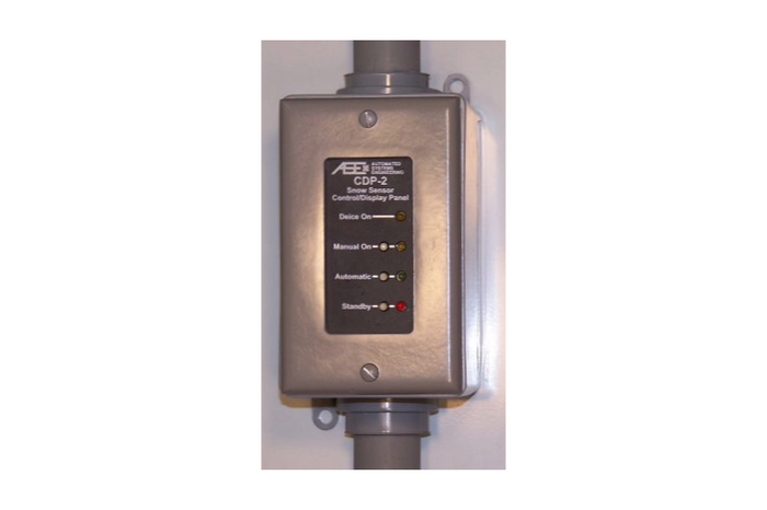 ASE CDP-2 : Snow Sensor Control/Display Panel for use with the DS-2C, DS-5, DS-, and DS-224 snow and ice melting controllers