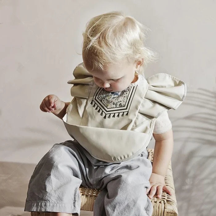 Waterproof Baby Bib with Pocket – Easy Clean & Soft PU