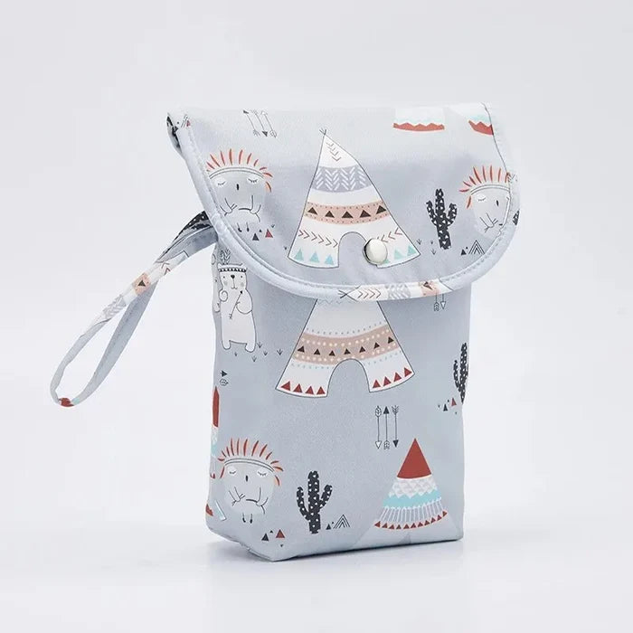 Waterproof Baby Diaper Bag with Wet & Dry Storage Pouch