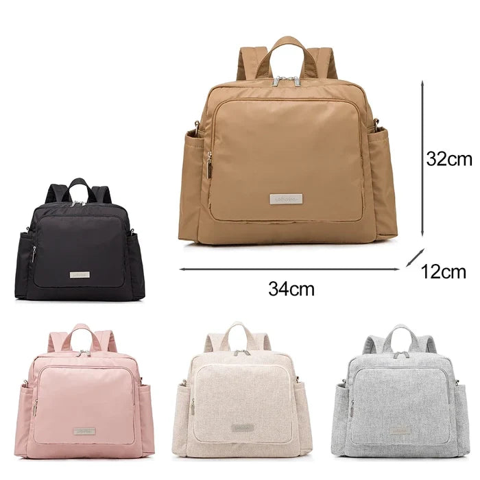 Waterproof Diaper Backpack – Large Capacity for Busy Moms