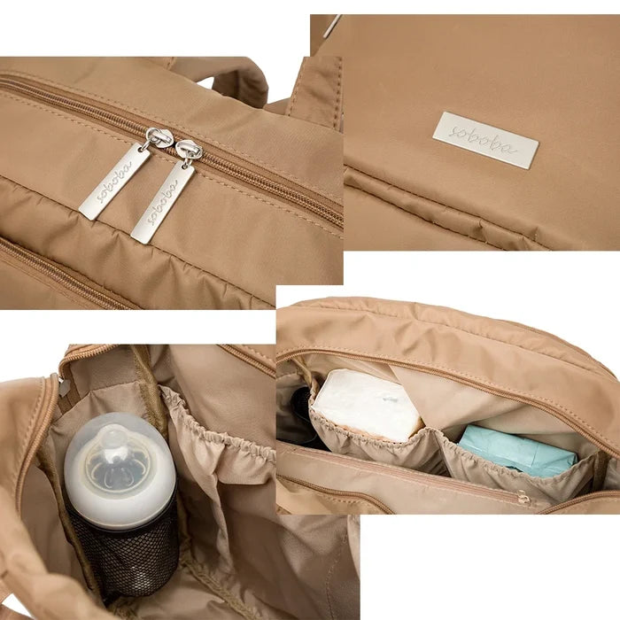 Waterproof Diaper Backpack – Large Capacity for Busy Moms