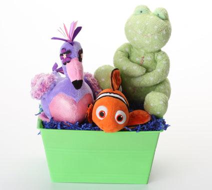WaterWorld Basket with SQUEAKY Toys: 3 Sizes - Glad Dogs Nation | ALL Profits Donated