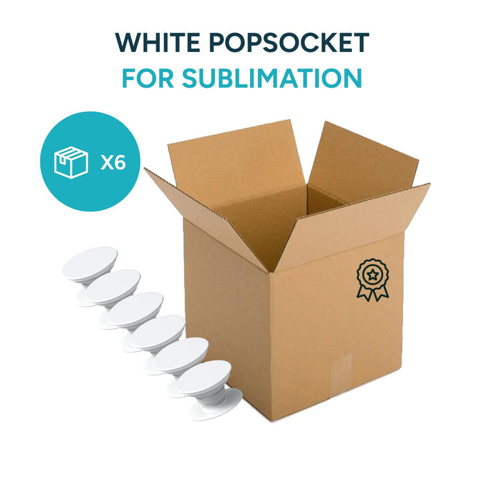 White Popsocket (Bags of 6 ,12, 36, 48)