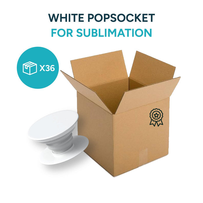 White Popsocket (Bags of 6 ,12, 36, 48)