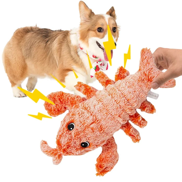 WiggleBuzz Interactive Plush Dog Toy