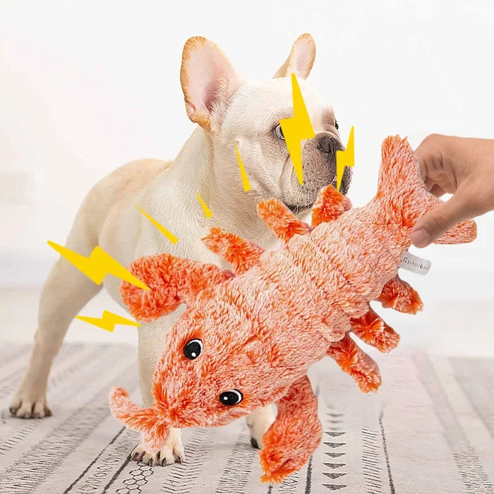 WiggleBuzz Interactive Plush Dog Toy