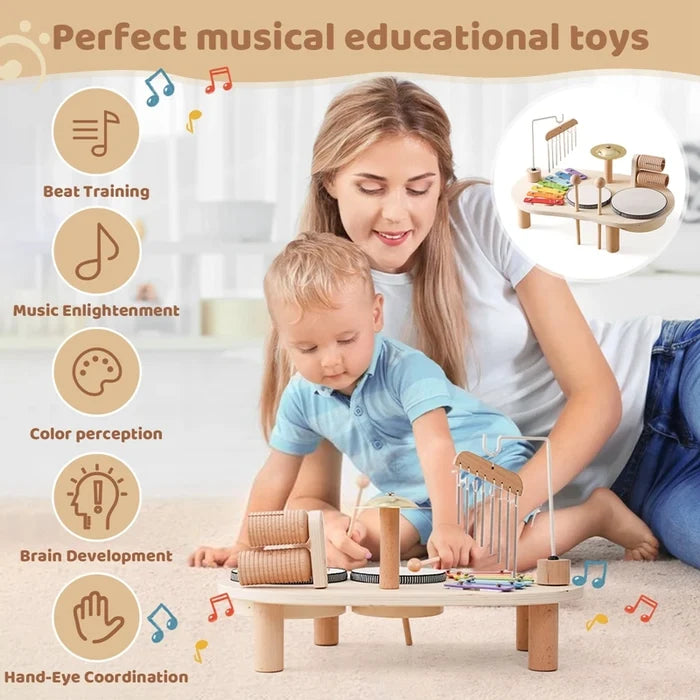 Wooden Baby Xylophone Toy – Montessori Musical Learning