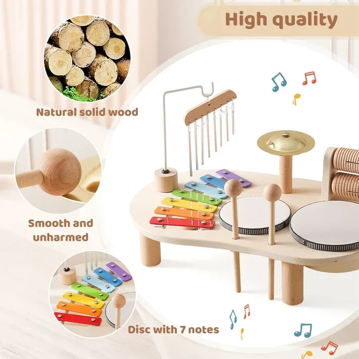 Wooden Baby Xylophone Toy – Montessori Musical Learning