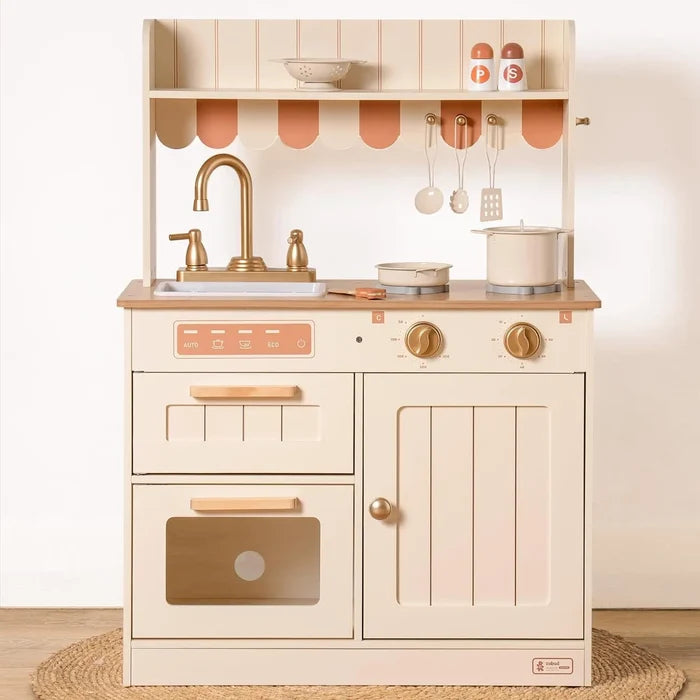 Wooden Kids Kitchen Playset – Realistic Design for Creative Play