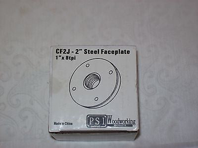 Woodturning 3"  Steel Faceplate w/ 1x8: Tpi