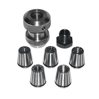 Woodturning Collet Chucking System w/ 5 Collets