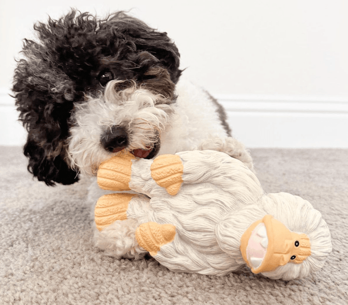 Yeti 7" Latex Squeaker Dog Toy for Dogs of All Sizes - Glad Dogs Nation | ALL Profits Donated