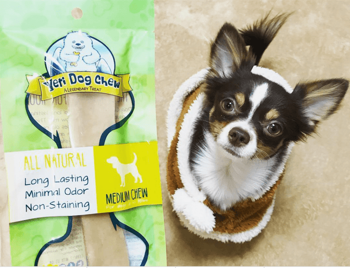 Yeti Dog Chew Medium Yak Cheese Chew for Dogs up to 45 lbs: Single & 2 Pack - Glad Dogs Nation | ALL Profits Donated